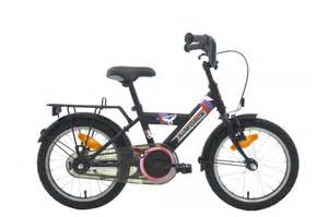 Bike Fun Air force 18 inch mat zwart rood