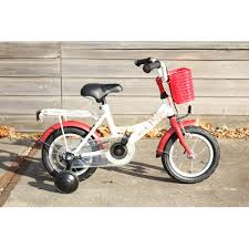 Bike Fun Poppy Wit rood 12POP10