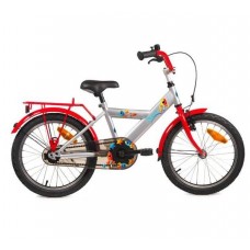 Bike Fun Space  Herenfiets rood zilver