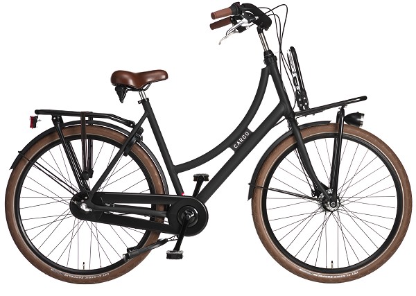 Cargo Dames 50cm R-brake Alu N3 mat-zw