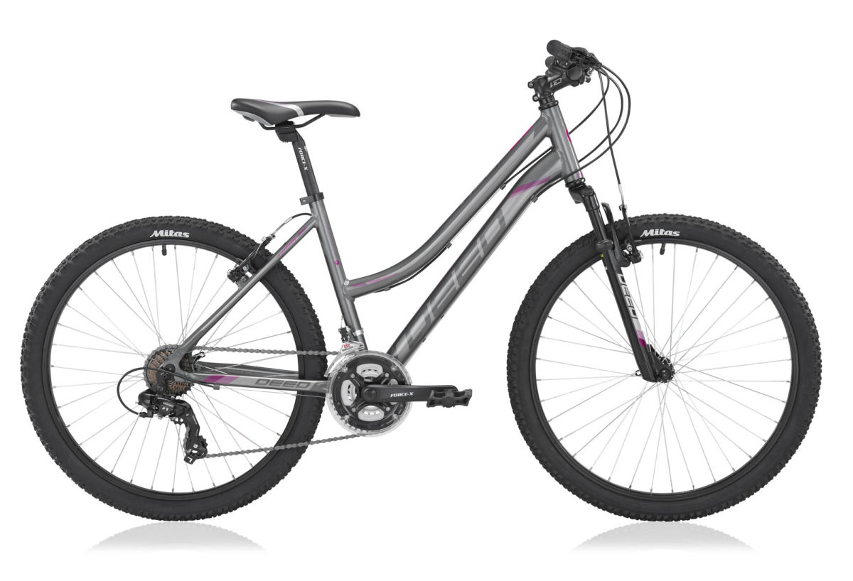 DEED Hoop Damesfiets 43 cm zwart 21 sp