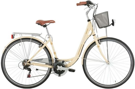 Excel Central Park Damesfiets 48 cm 18 Speed creme