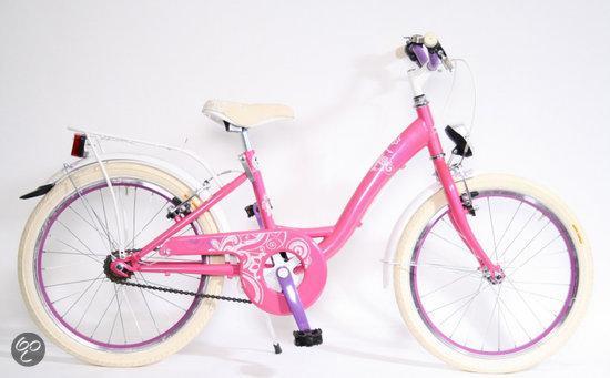 MBM Fleur Damesfiets vrijloop + 2 handrem Fuchsia