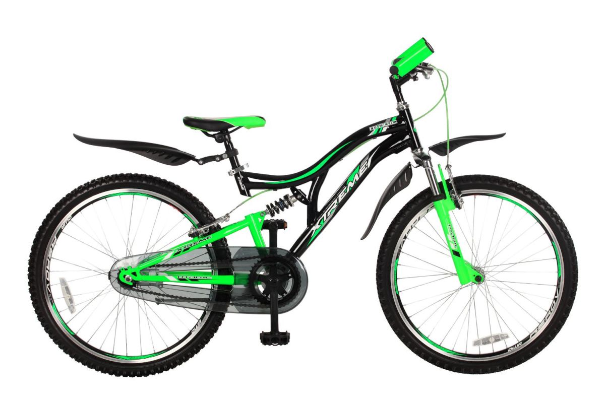 Magic Cascade Herenfiets 36 cm groen zwart nexus 3 remnaaf + 2 handrem