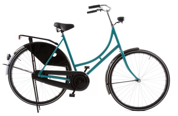 Oma export Damesfiets 57 cm turquoise