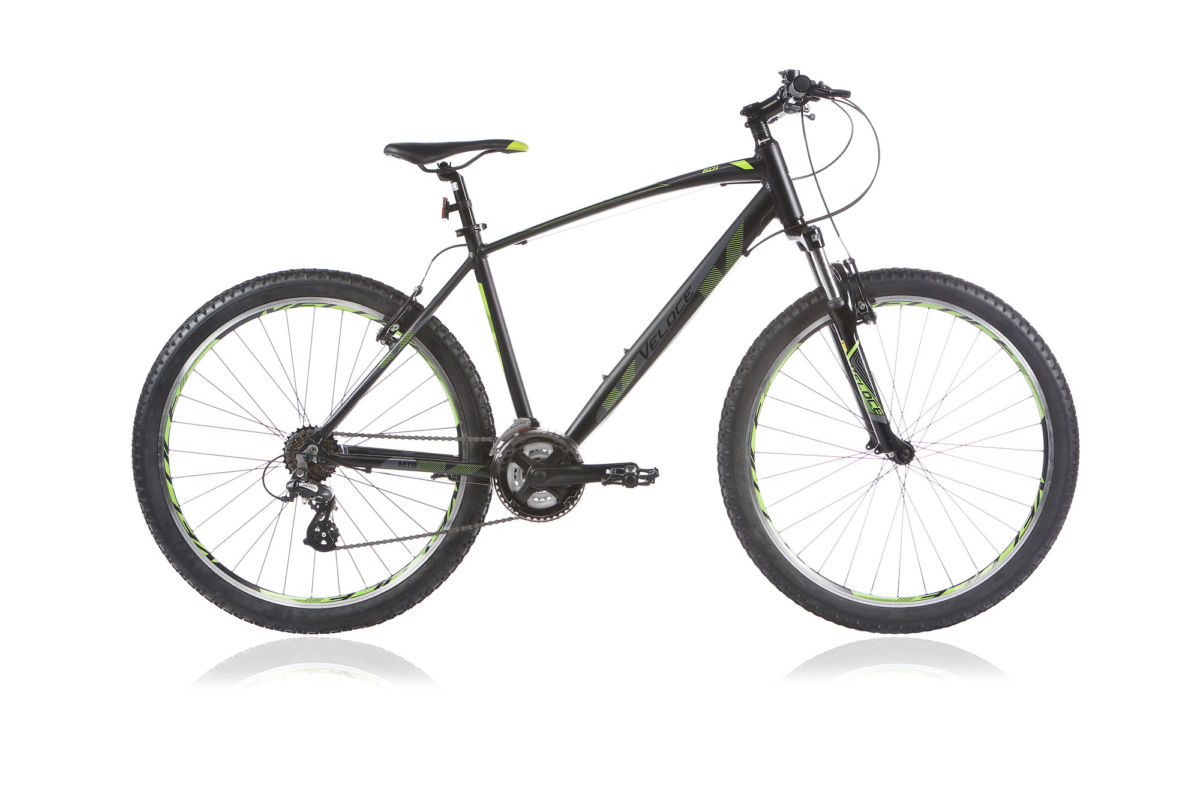Outrage 601 Herenfiets 44 cm 21 Speed Antraciet groen
