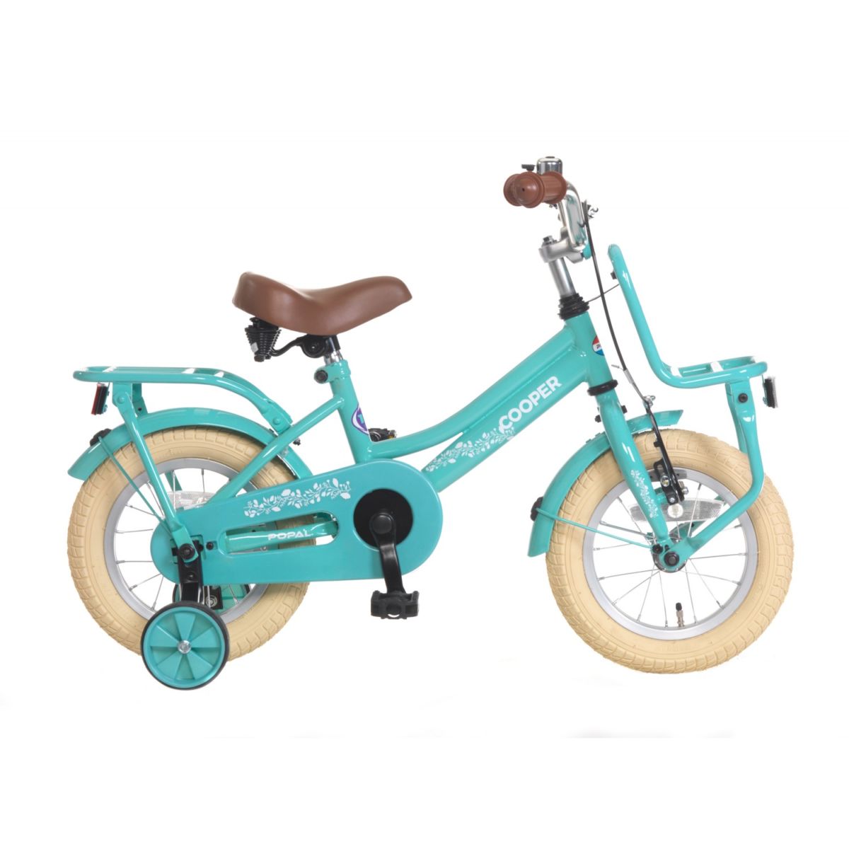 Popal Cooper 12 inch Meisjesfietsen  1253 TURQUOISE