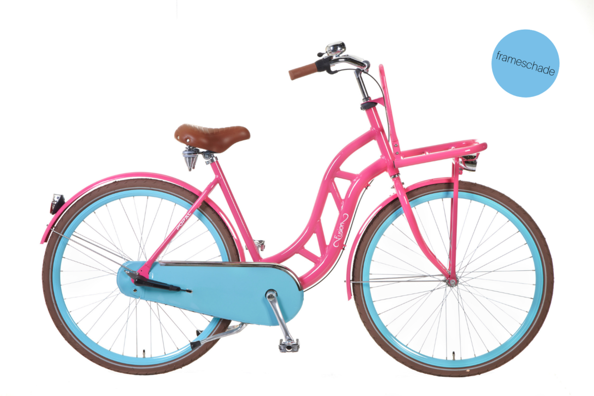 Popal Transportfiets 28 Inch Dames Damesfietsen  2880 Roze