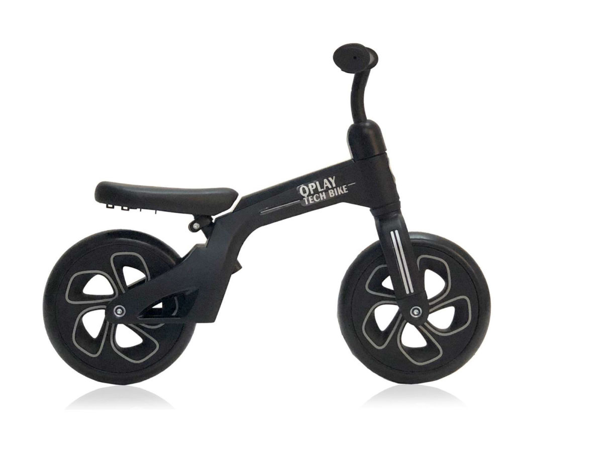 Qplay Techplay Loopfiets zwart