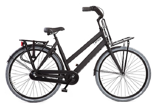 STYLE Dames Nexus 3 versnellingen alu Matzwart