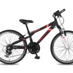 Bike Fun Crash Bike 21 sp  mat zwart rood