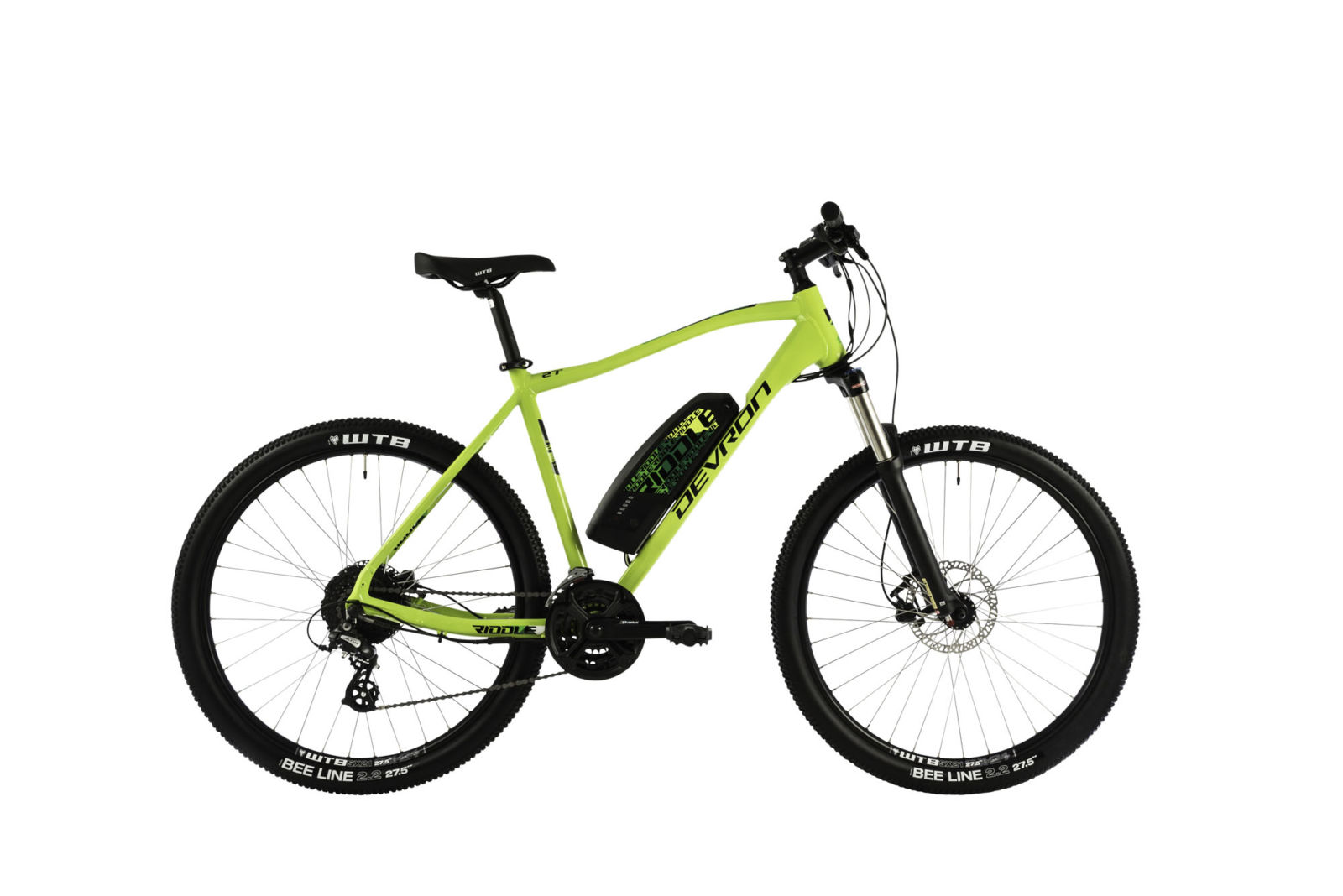 Devron Riddle 1.7  MTB 27,5 inch H 52 cm 21 sp Neon groen