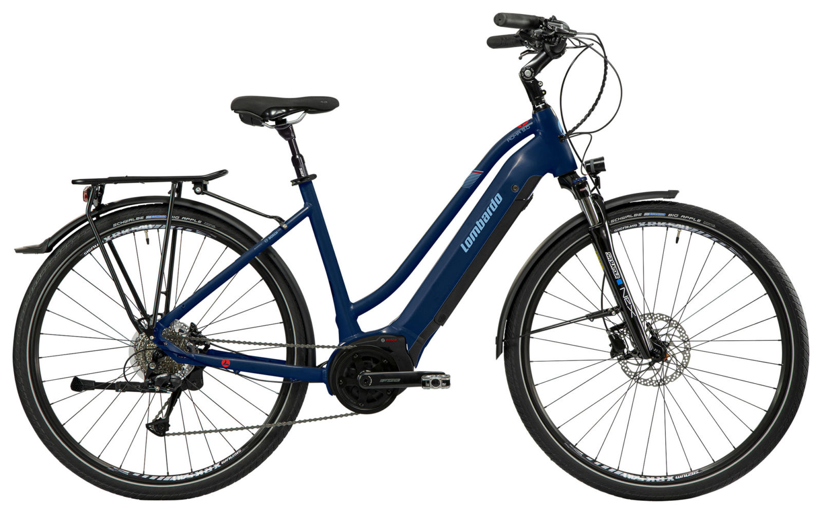 Lombardo E - Roma 9.0 Damesfiets 42 cm Nacht blauw