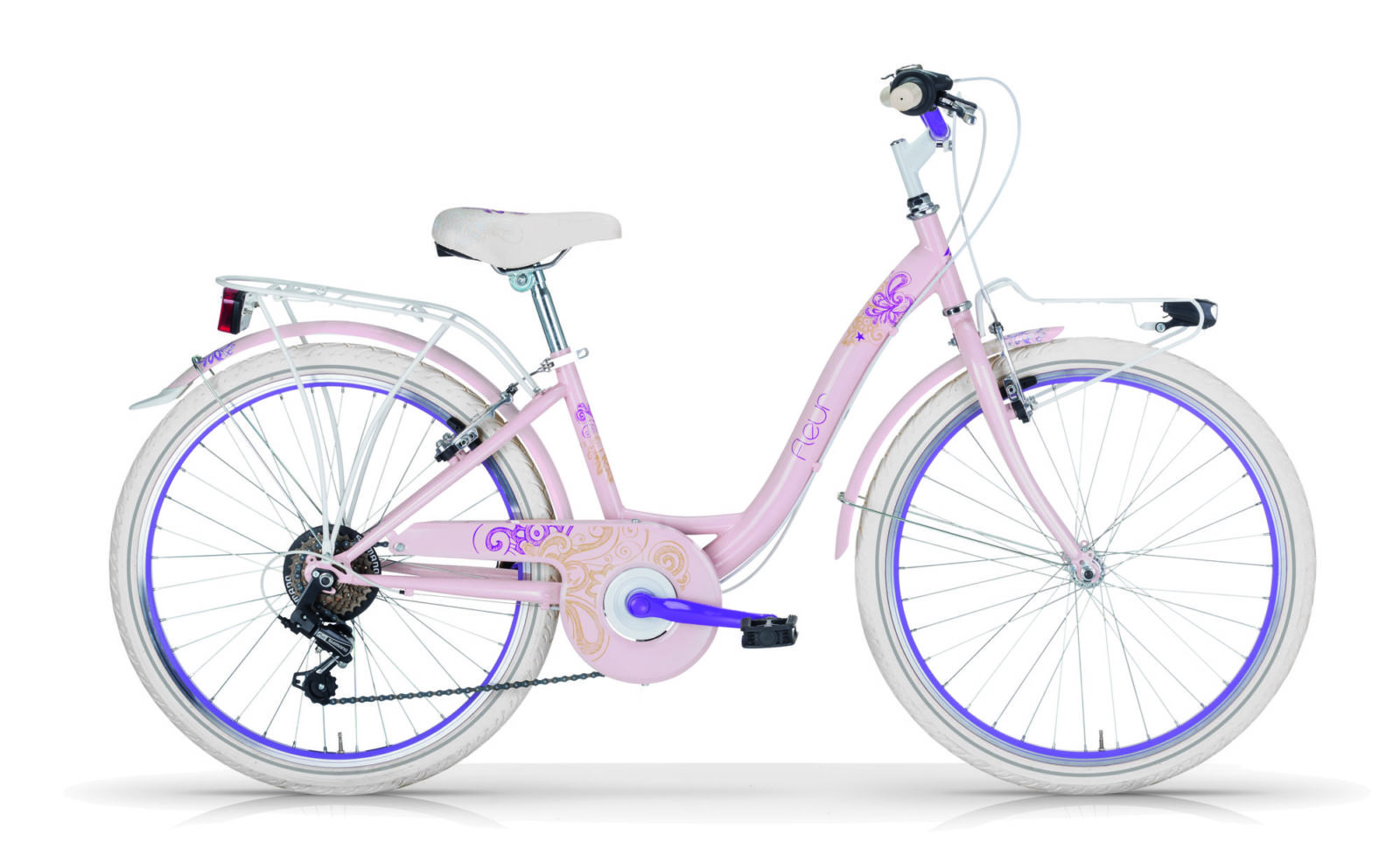 MBM, Fleur D pastel roze  6 sp