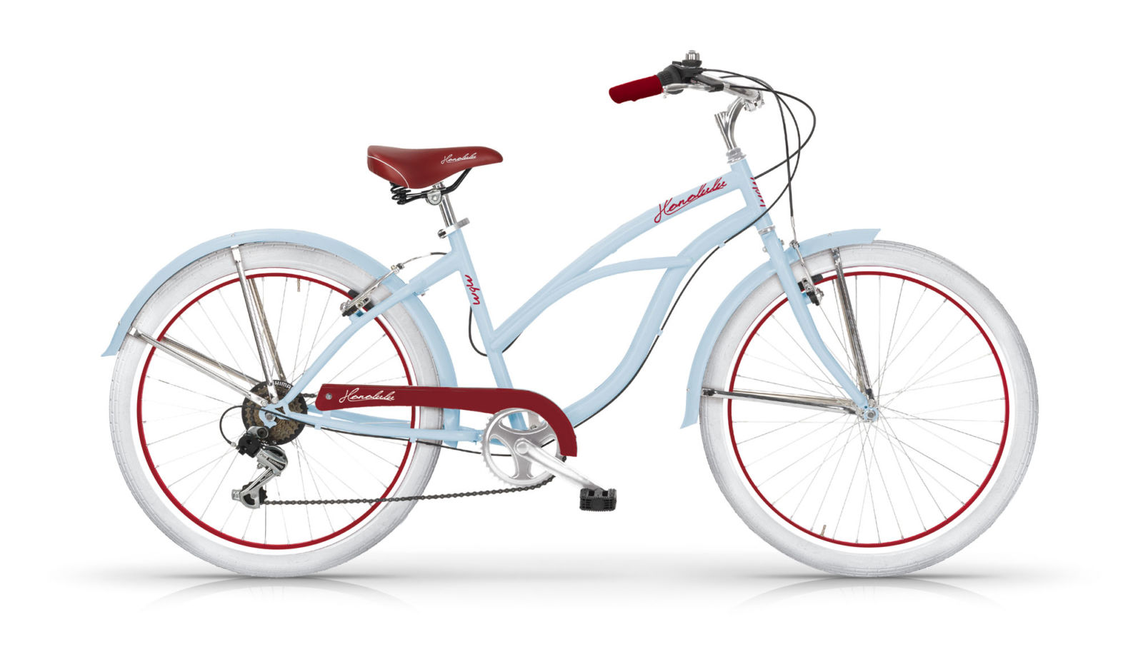 MBM Honolulu Damesfiets 45 cm 6 Speed blauw