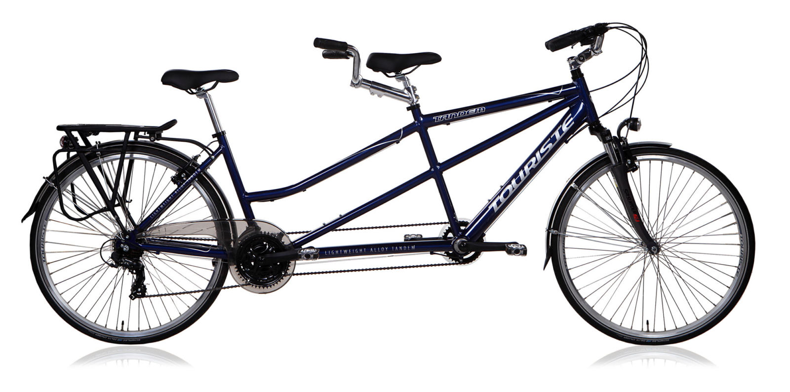 Marin Tandem Touriste (55 cm - 50 cm) 21sp blauw