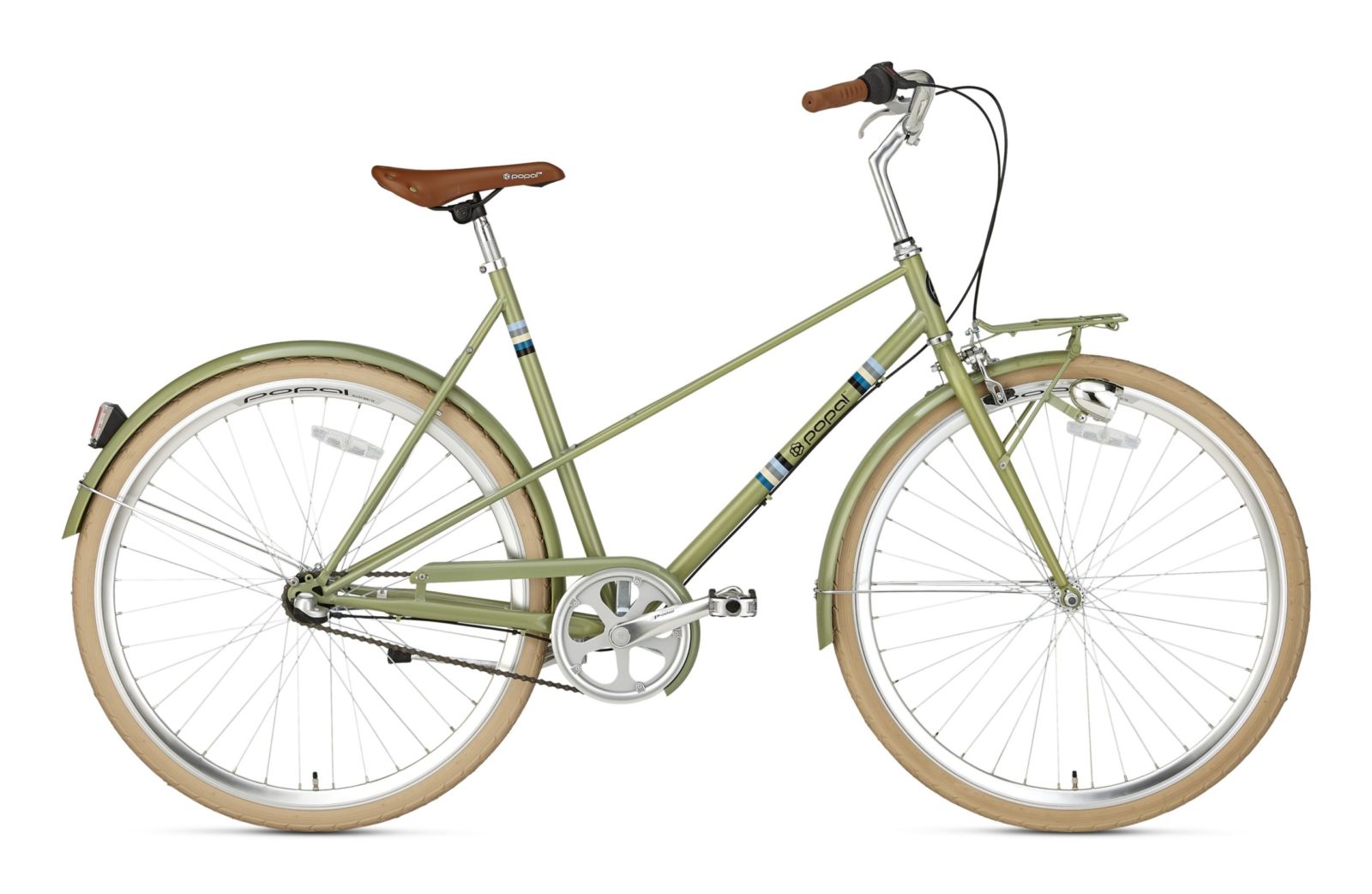 Popal Capri N3 - 2019 - Olive Green - 28 inch / 57 cm Damesfietsen  28377-50