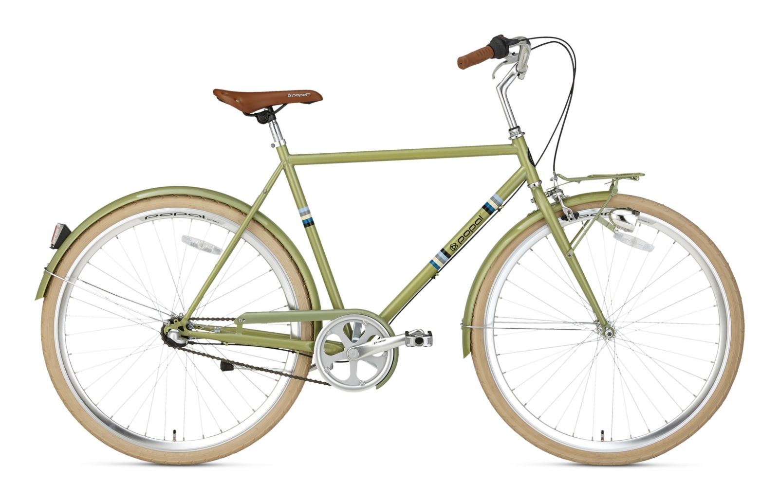 Popal Capri N3 - 2019 - Olive Green - 28 inch / 61 cm Herenfietsen  28376-57-og