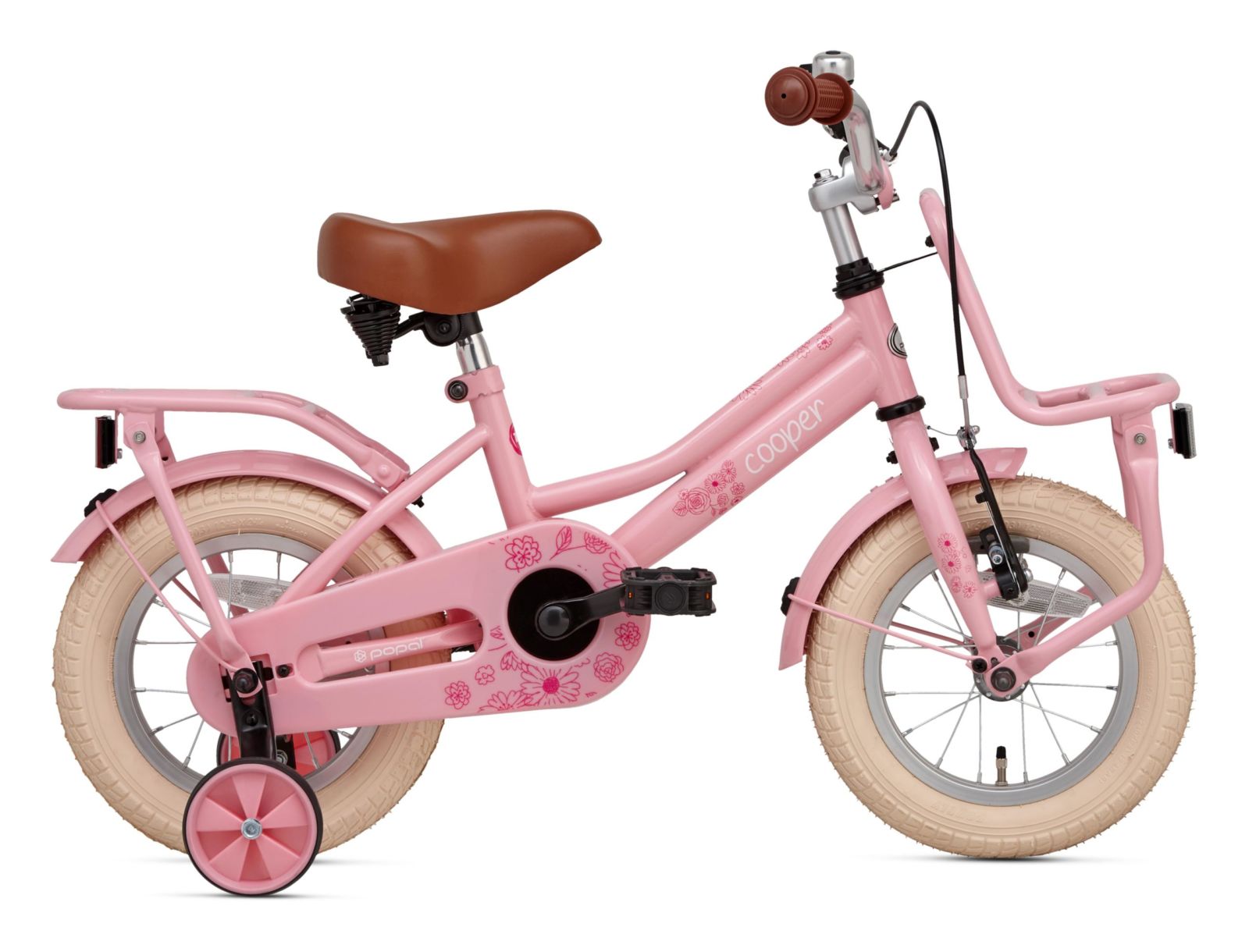 Popal Cooper 12 inch Meisjesfietsen  1253 ROZE