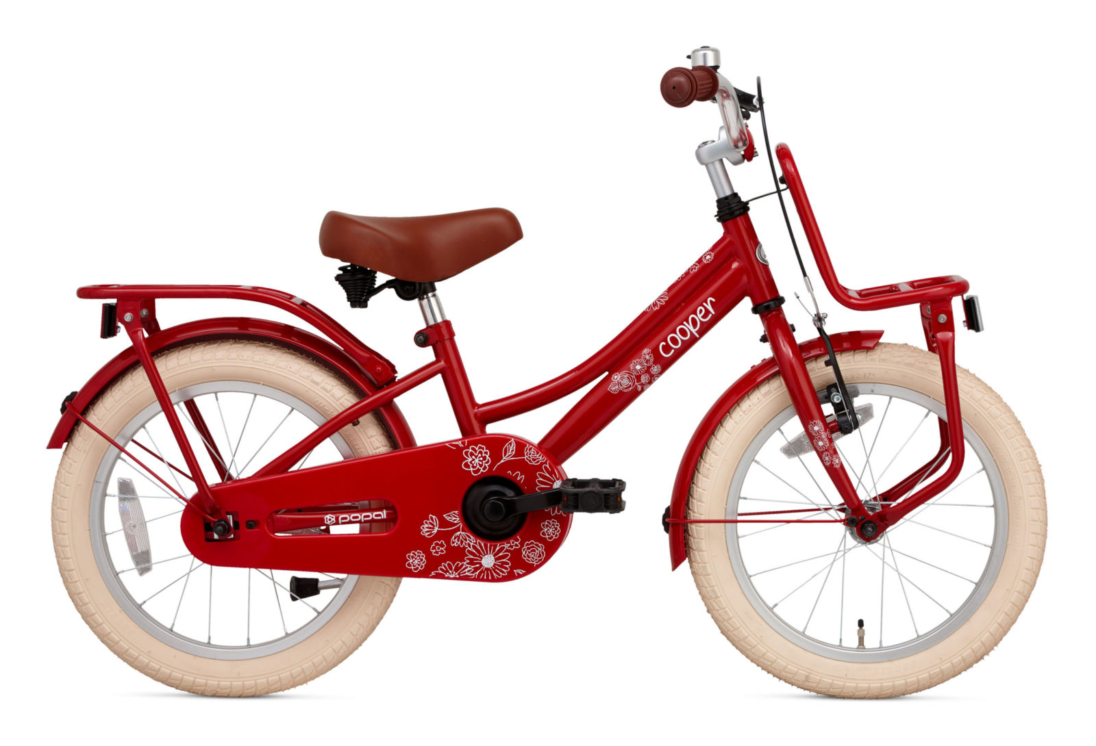 Popal Cooper 16 Meisjes Meisjesfietsen  1653 Rood