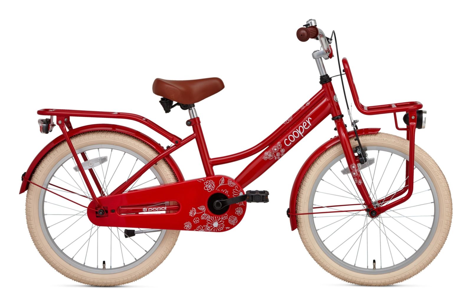 Popal Cooper 20 inch Meisjesfietsen  2053 Rood