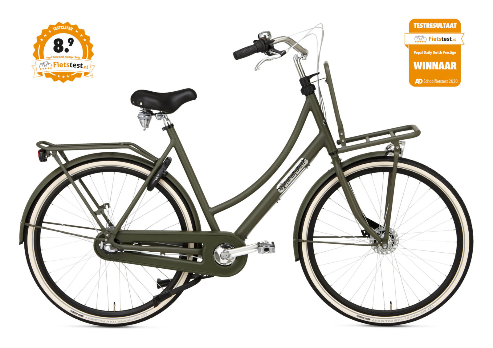 Popal Daily Dutch Prestige N3 RB  Army Green  28 inch / 57 cm P28020N3-57ag