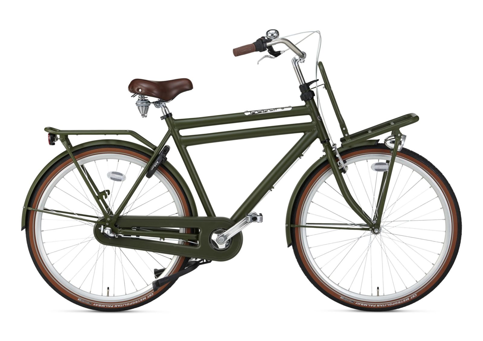 Popal Daily Dutch Prestige N3 RN  Army Green  28 inch / 50 cm Herenfietsen  P28040N3-rn-50-ag