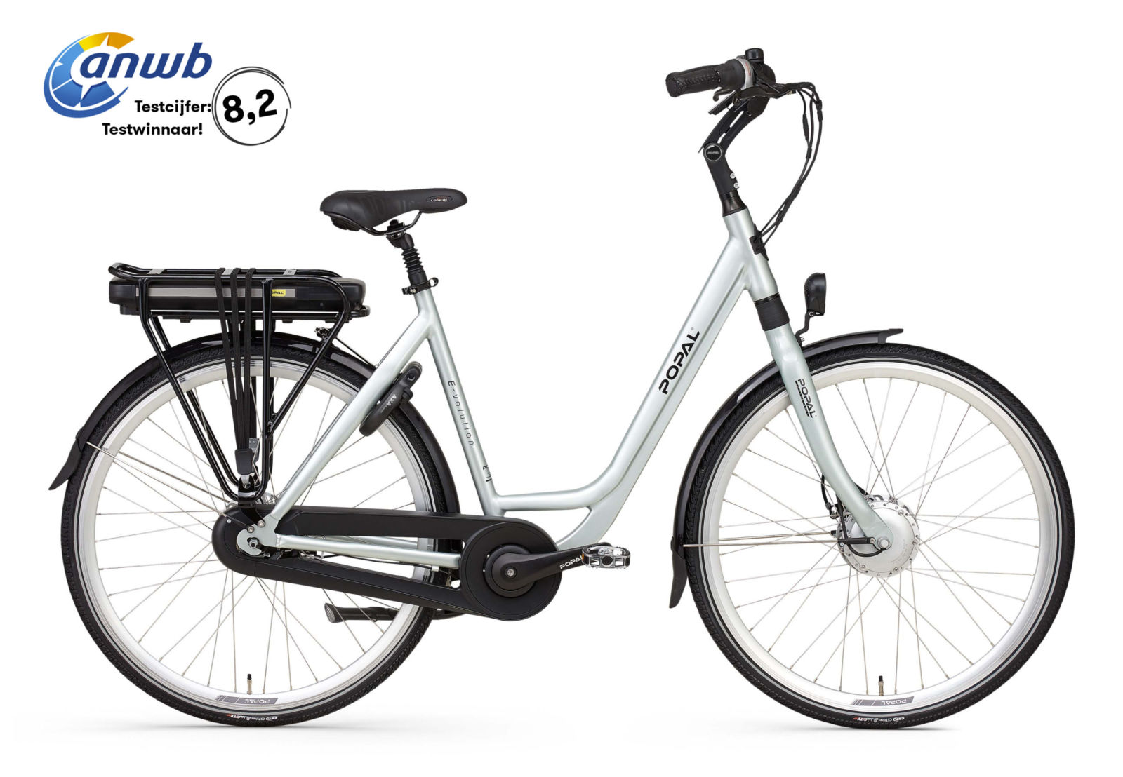 Popal E-Volution 12.2  Silver Mint  28 inch / 53 cm Elektrische fietsen  E-vo 12.2-SM