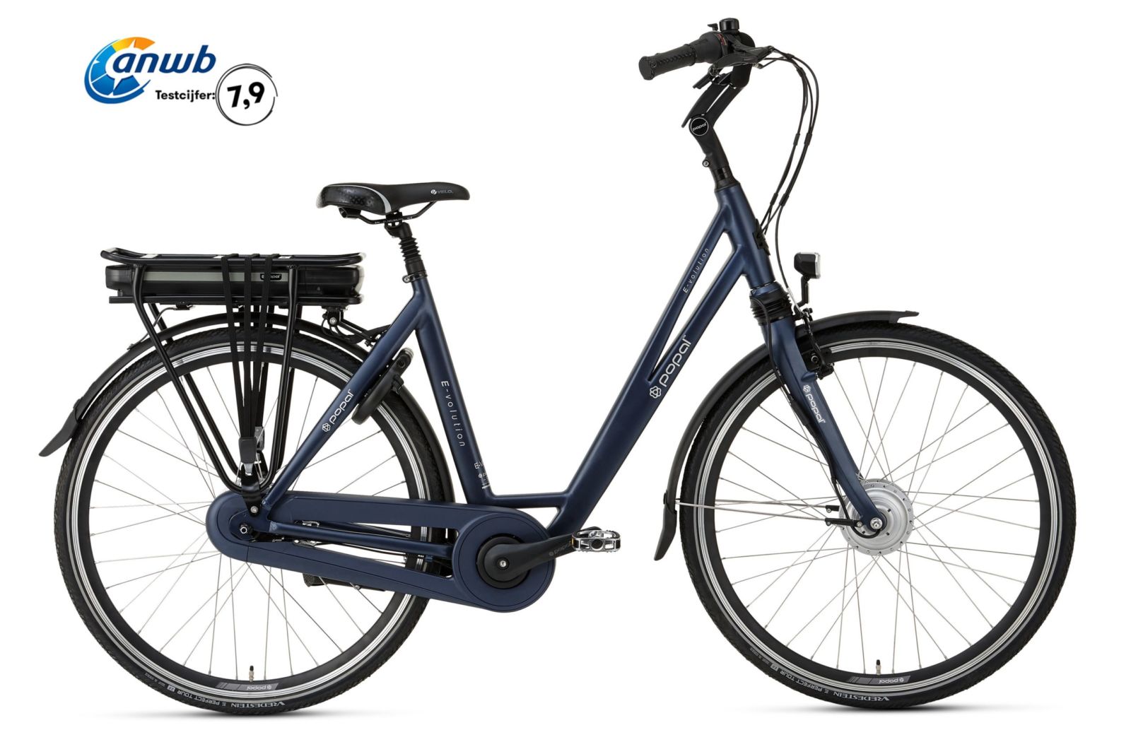 Popal E-Volution 5.0  Matt Blue  28 inch / 47 cm Elektrische fietsen  E-VO5.0-47-mb