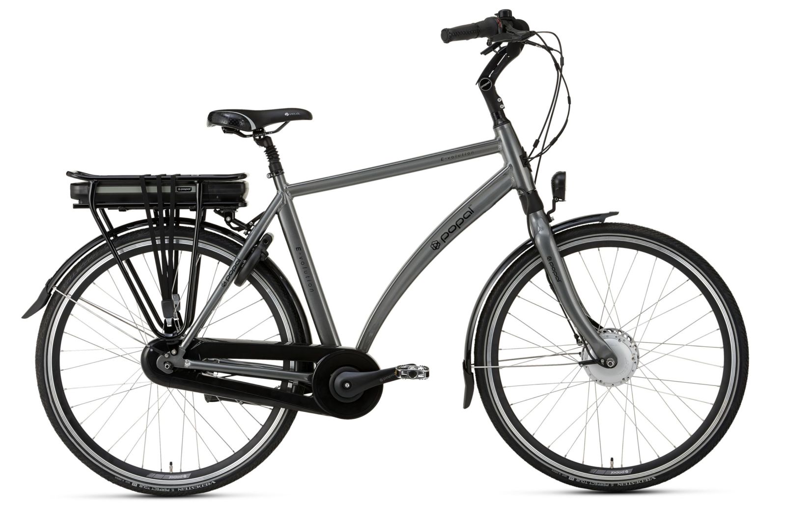 Popal E-volution 17.0  Iron Grey  28 inch / 50 cm Elektrische fietsen  E-VO17.0-ig-50