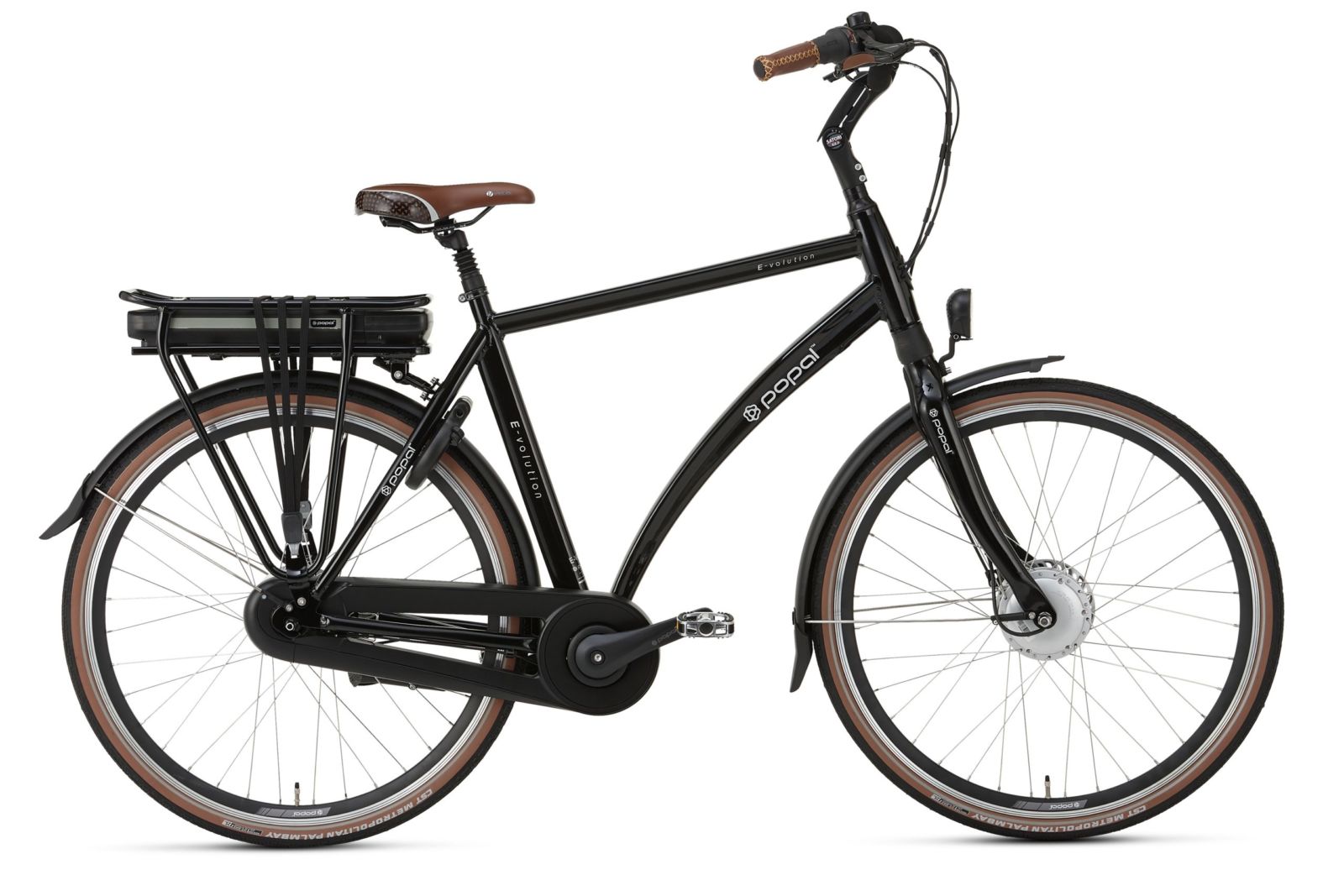 Popal E-volution 17.0  Shiny Black  28 inch / 50 cm Elektrische fietsen  E-VO17.0-59-sb