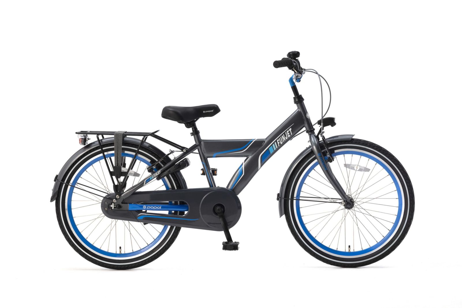 Popal Funjet X 22 inch Jongensfietsen  22178 Blauw - Grijs