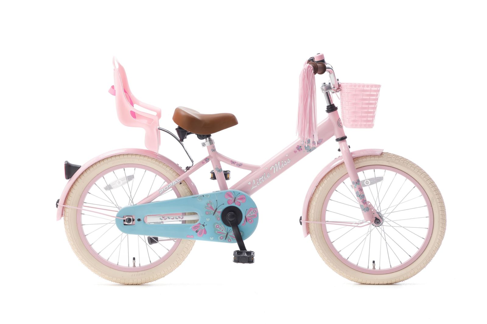 Popal Little Miss 18 inch Meisjesfietsen  1809 Roze