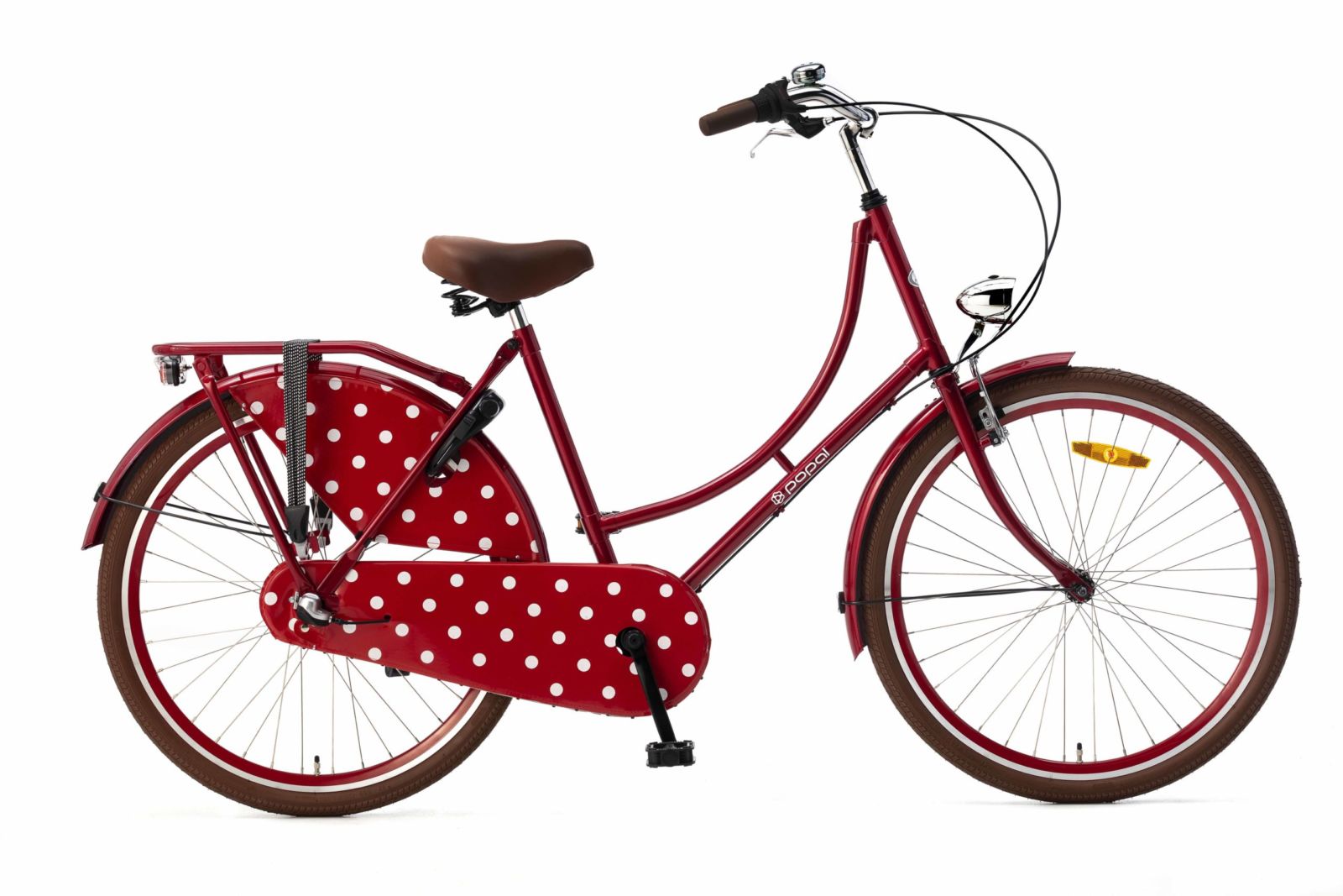 Popal Omafiets N3 26 inch Meisjes Meisjesfietsen  OM26 N3 Rood