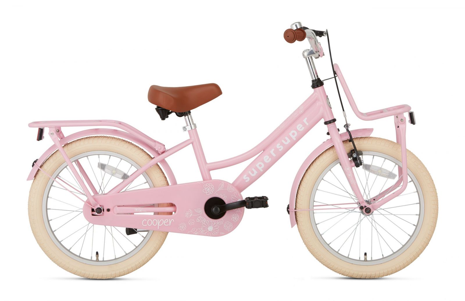 Cooper 18"  Roze  18 inch Meisjesfietsen  S1853-ROZE