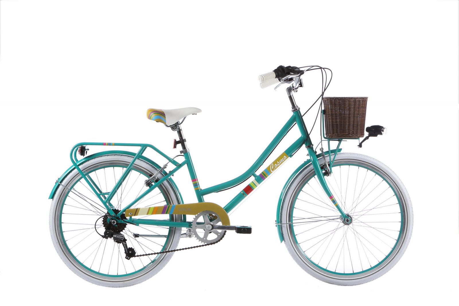 MBM Cosmo Berlin Damesfiets 36 cm 6 Speed Turquoise