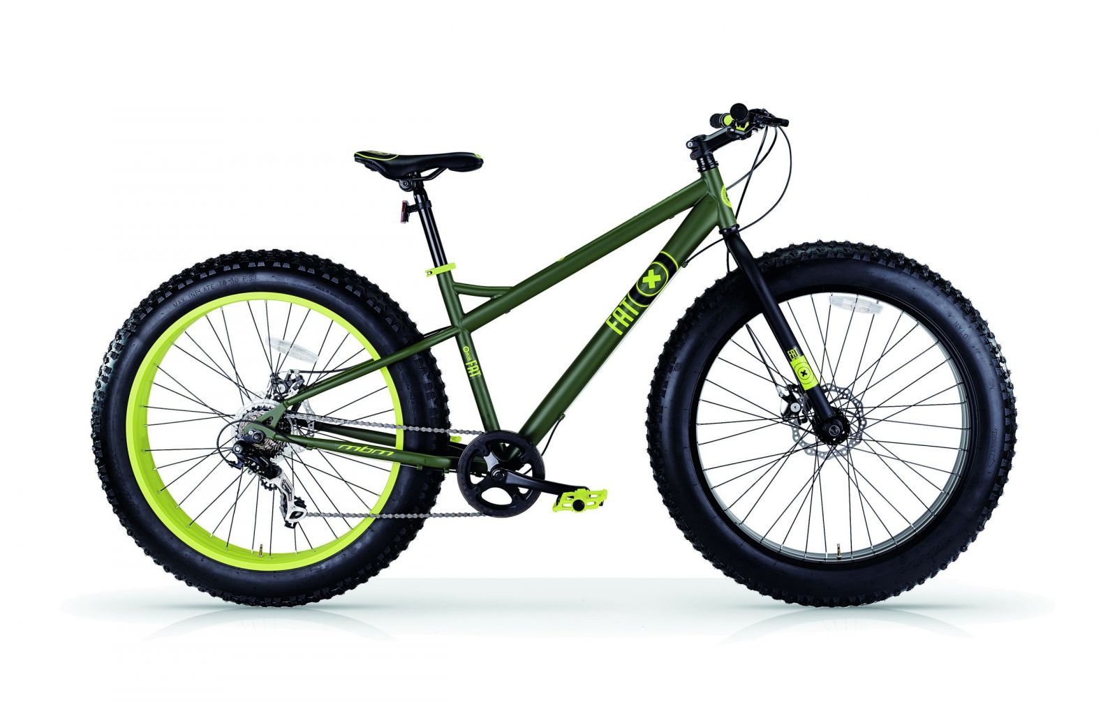 MBM Fat X Machine H 44 cm groen