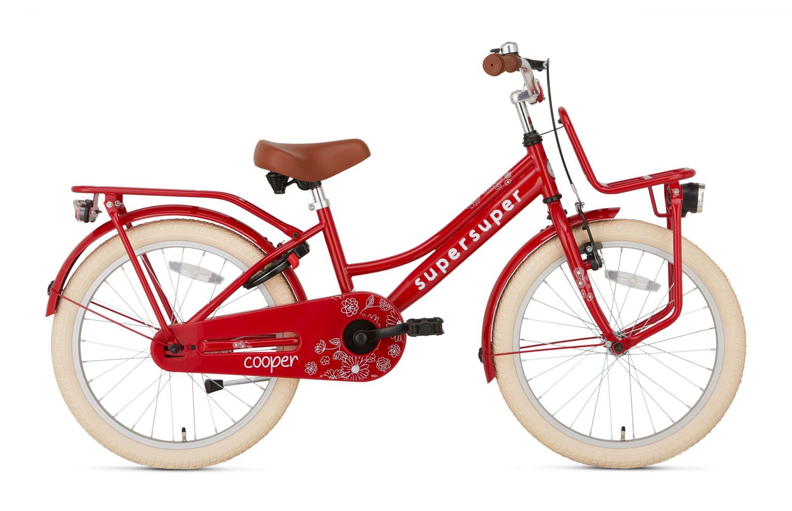 Popal Cooper 20"  Rood  20 inch Meisjesfietsen  S2053-ROOD