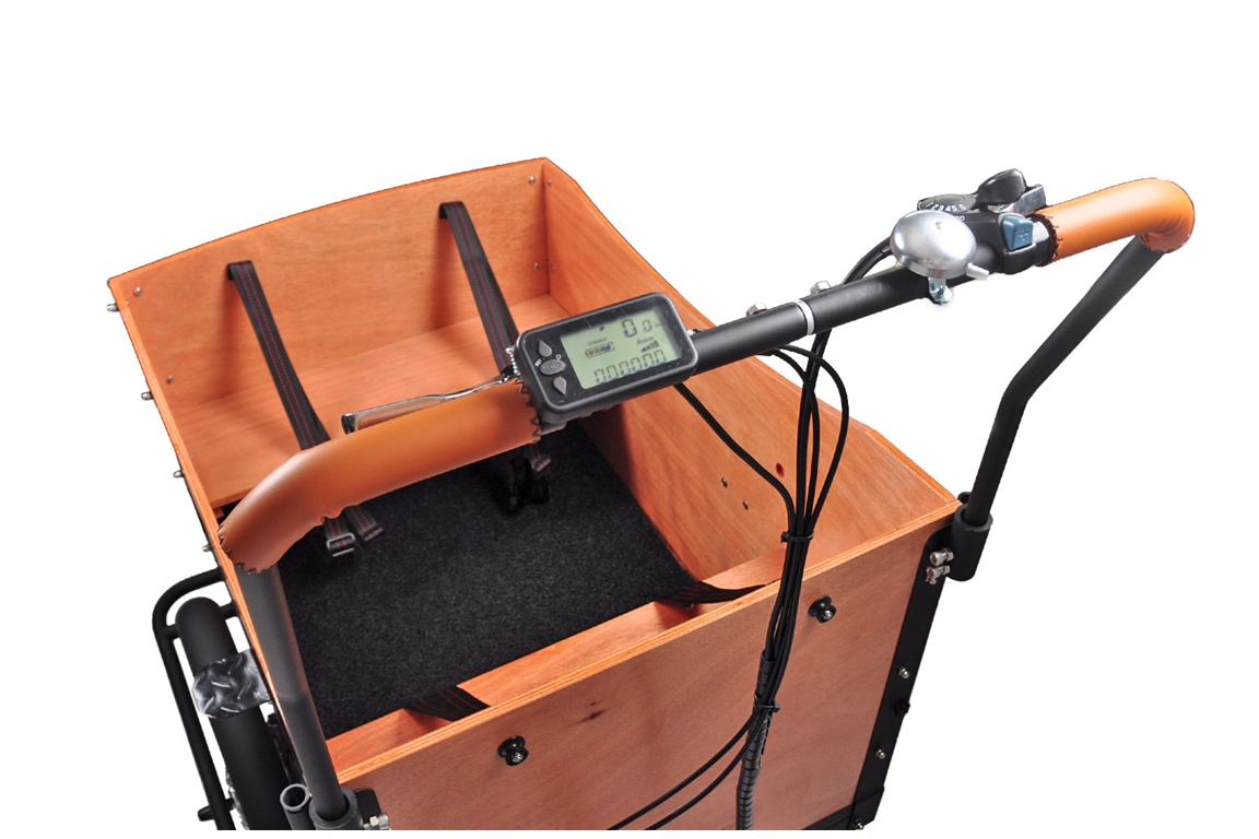 altec castor electrische bakfiets driewieler 375wh rijklaar geleverd nieuw vbrakes 3