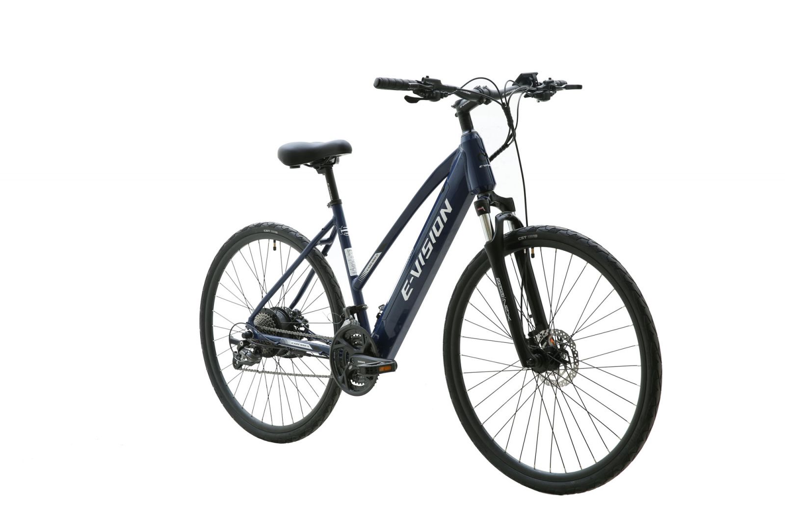 E- Vision Varennes Damesfiets 44 cm donker Blauw