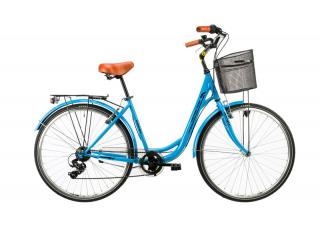 Excel Central Park Damesfiets 48 cm 6 Speed mat blauw