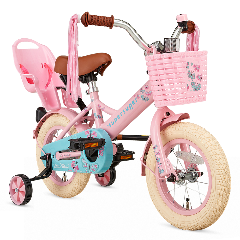 Supersuper Little Miss 12 Meisjesfietsen  S1209-ROZE