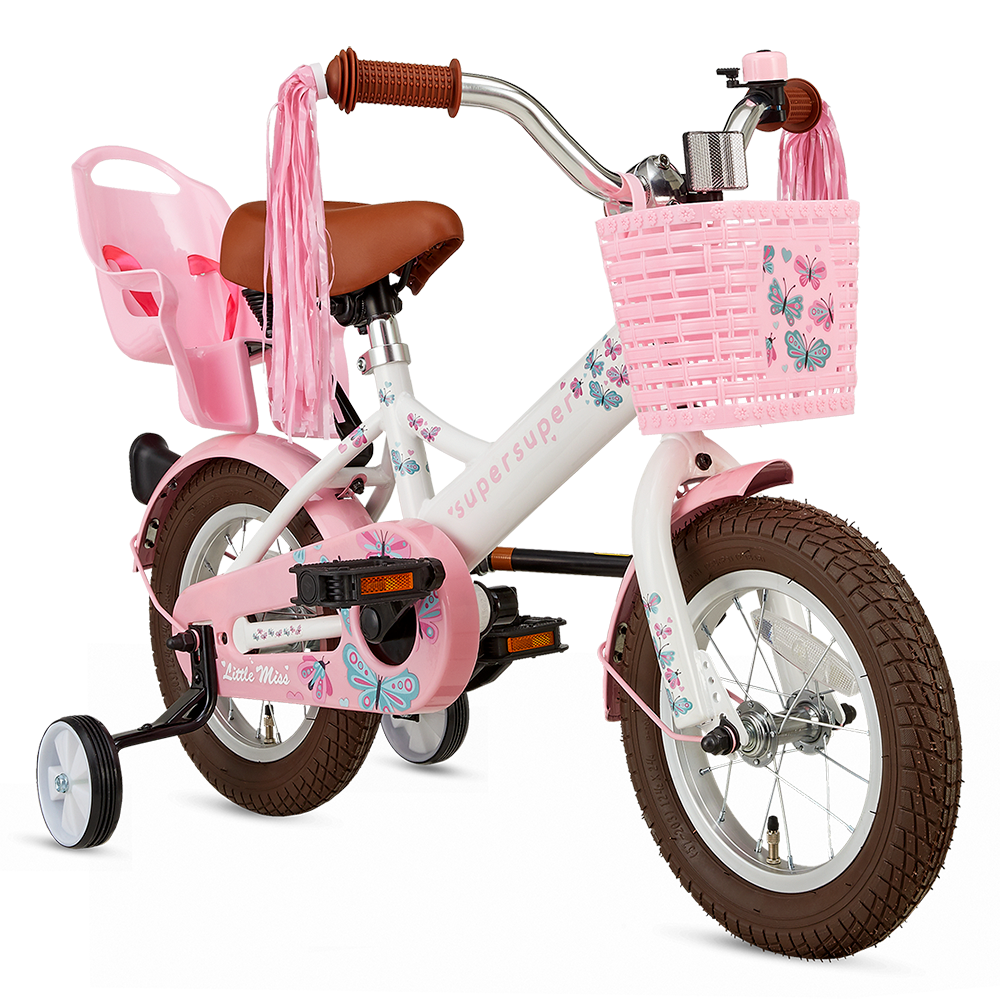 Supersuper Little Miss 12 Meisjesfietsen  S1209-WIT