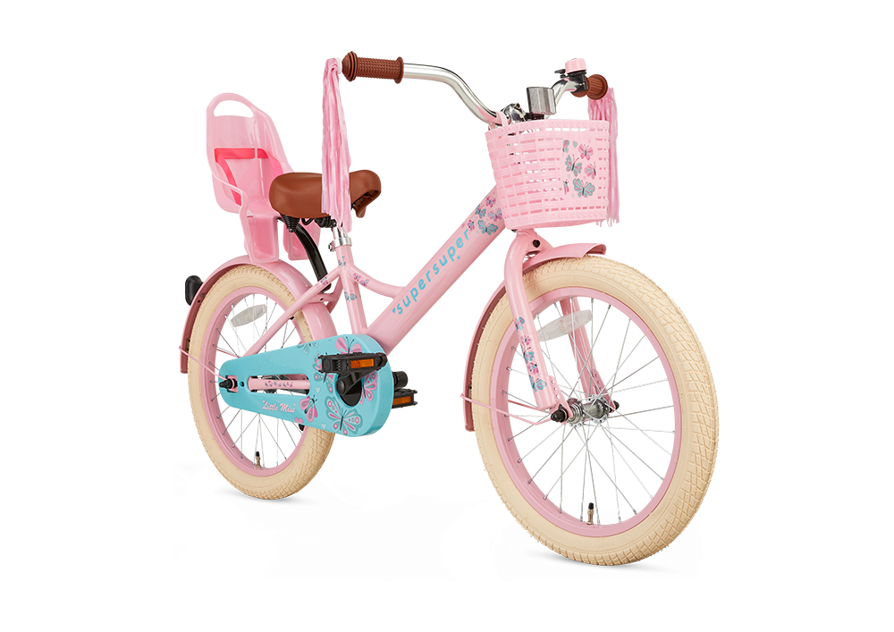 Supersuper Little Miss 18 Meisjesfietsen  S1809-ROZE