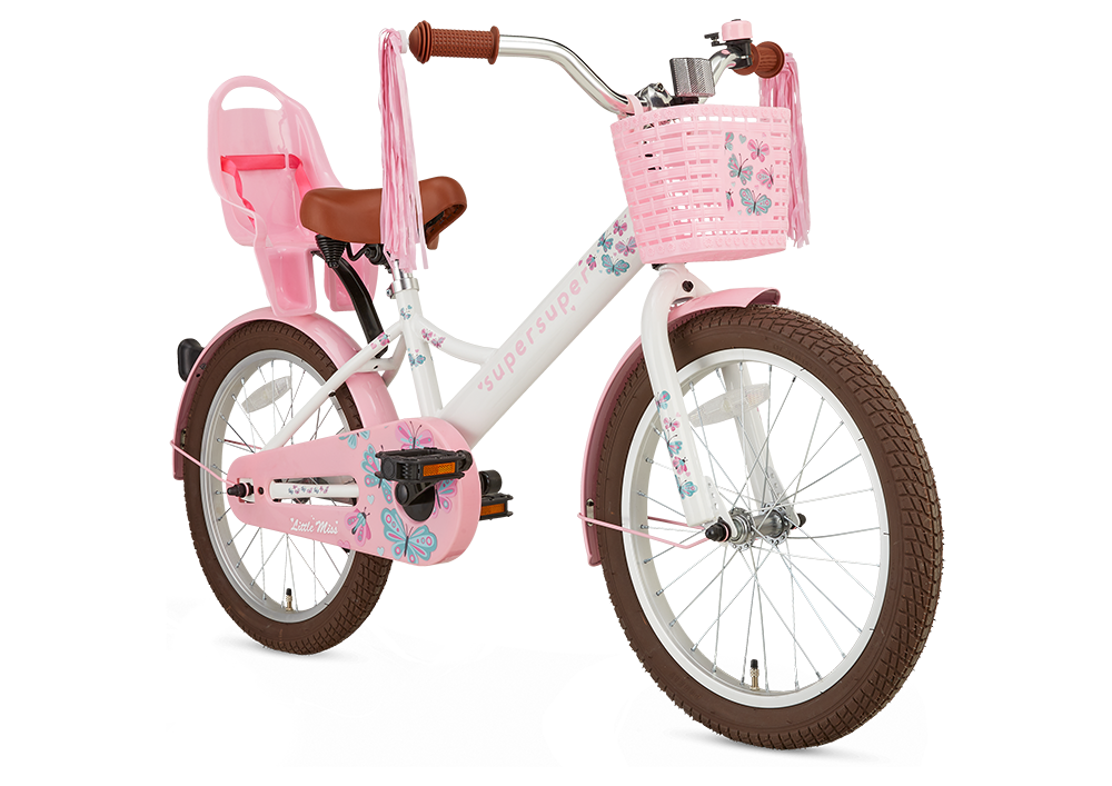 Supersuper Little Miss 18 Meisjesfietsen  S1809-WIT