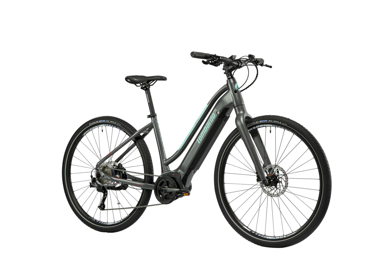 Lombardo E - Bolsena Trekking Damesfiets 46 cm grijs tiffany mat