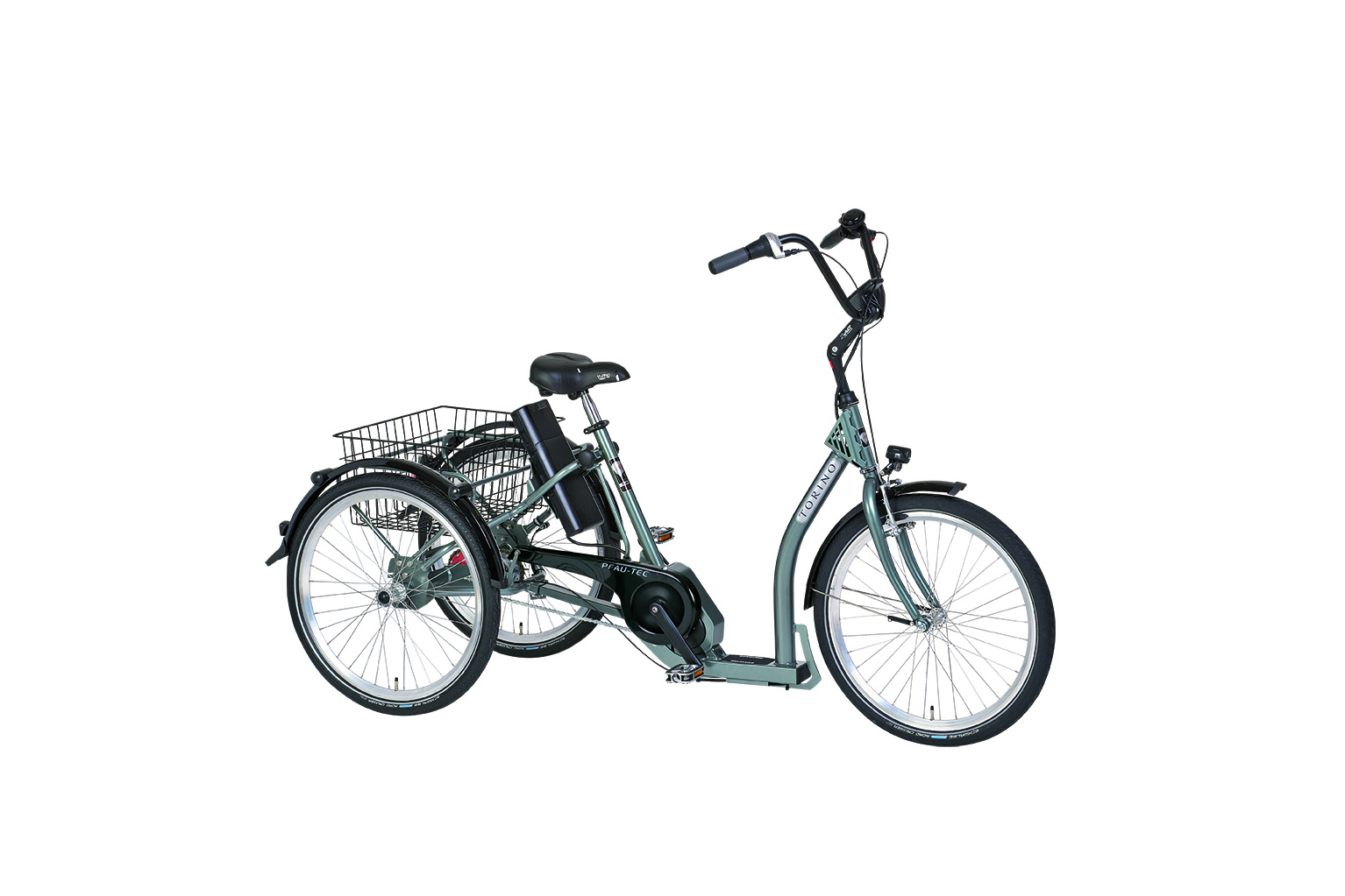 Pfiff Torino Electrische  driewieler D 44 cm 7 sp grijs