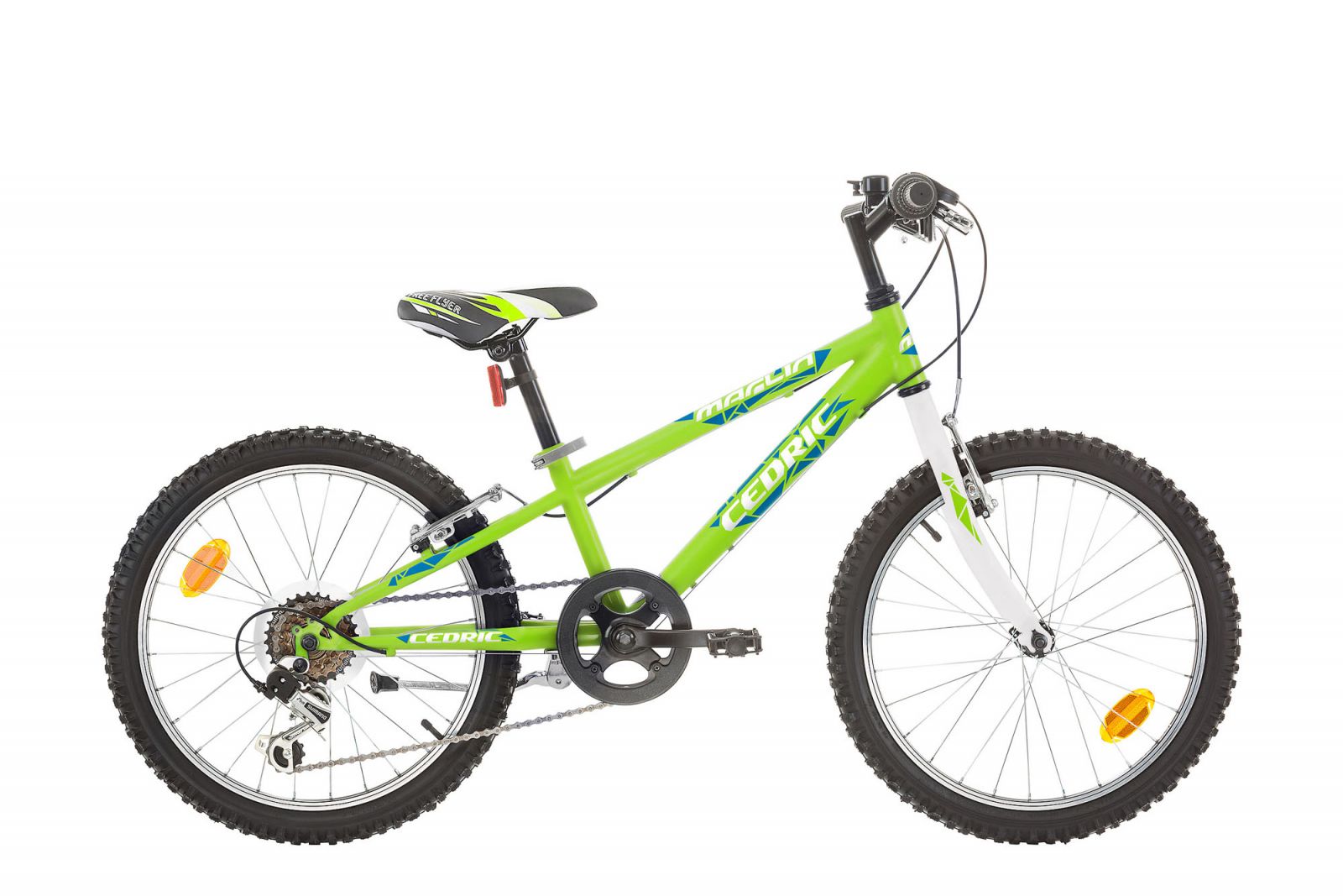 MBM Cedric Herenfiets 24 cm lichtgroen/wit 6 sp