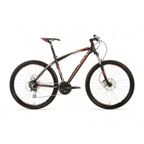 Rock Machine Heatwave 275 MTB 46 cm Herenfiets disc zw/oranje