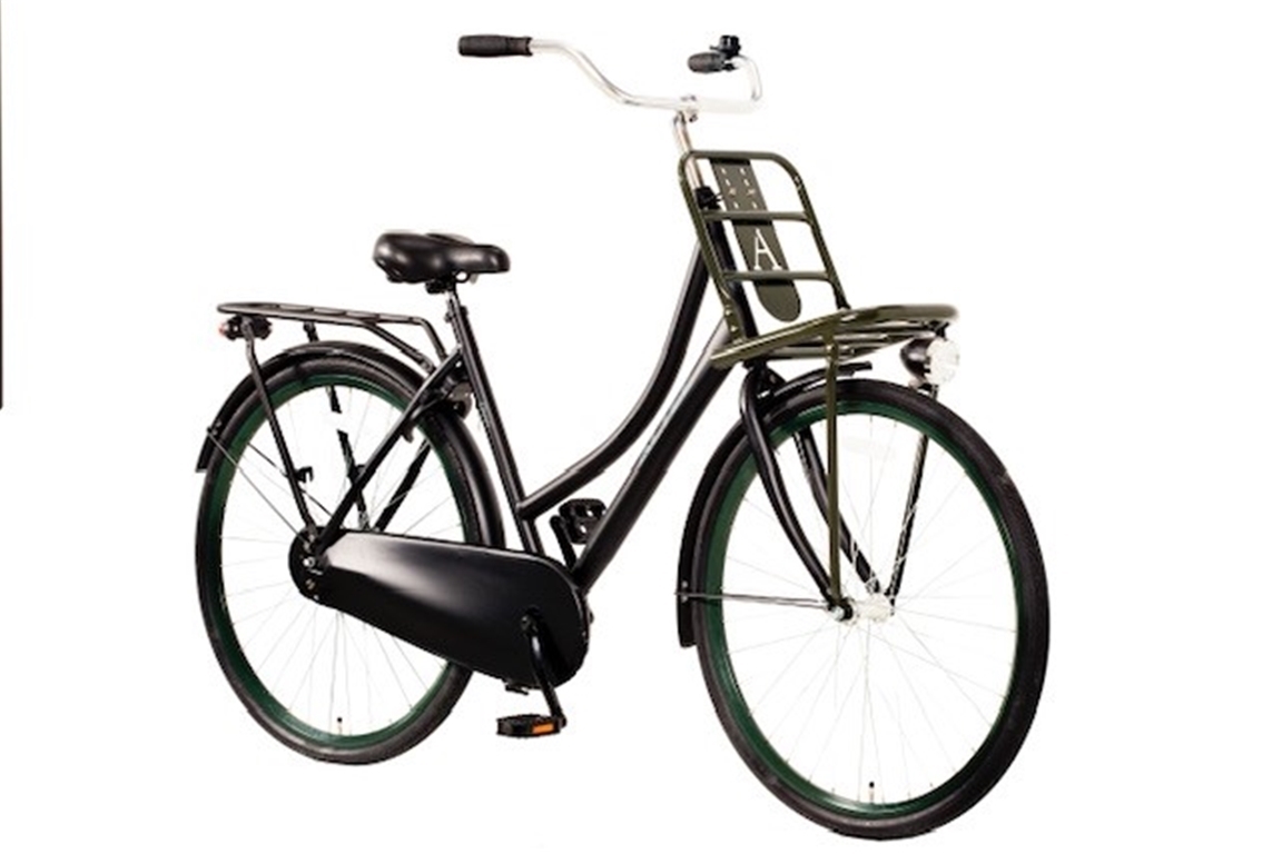 altec classic 28 inch transportfiets army green rrr 2